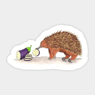 E is for Echidna Sticker